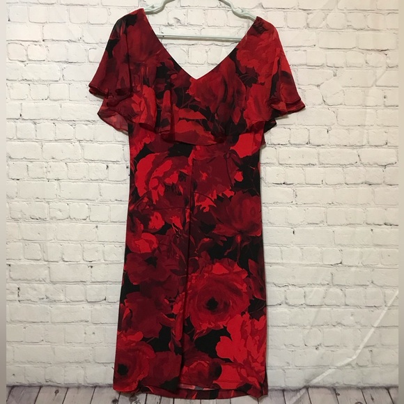 NWT Ruffled Rose Dress - Picture 9 of 11